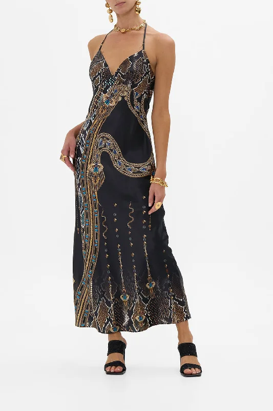 Soft Comfort CHAIN DETAIL SLIP DRESS CALL ME CLEOPATRA