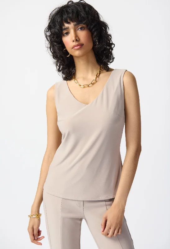 Relaxed Jackets Casual V-neck Sleeveless Cami