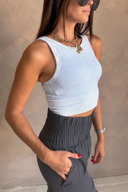 Cozy Apparel On Repeat Brami in Light Blue