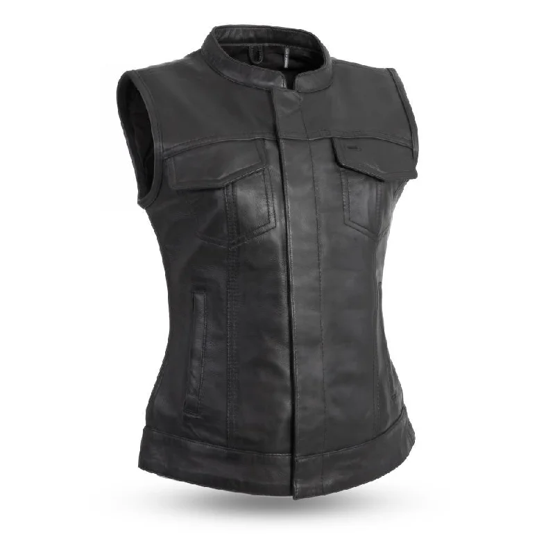 Soft Trends Ladies Cowhide Club Vest