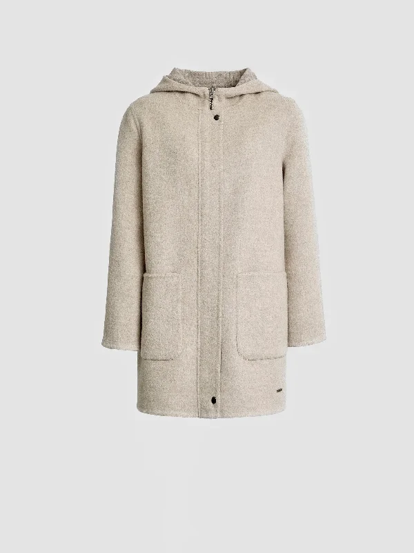 Casual Comfort Yper Coat Baby Alpaca Color Beige