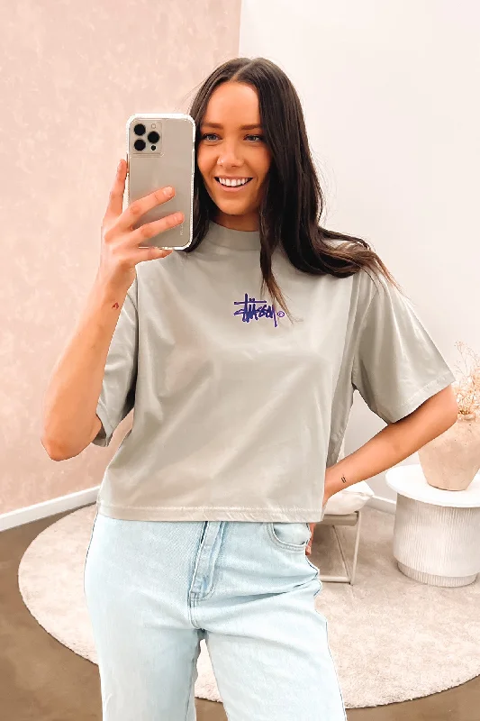 Casual Ease Graffiti Boxy Tee Stone