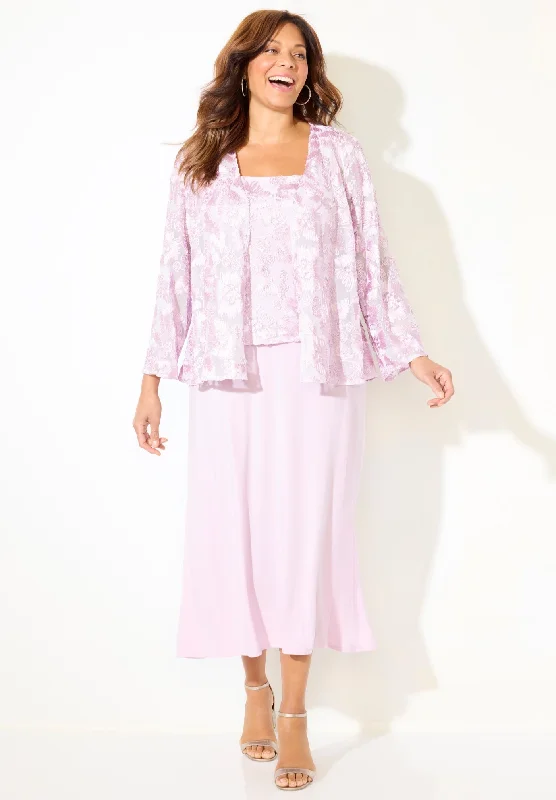 Relaxed Fit Wear Embroidered Jacket Dress