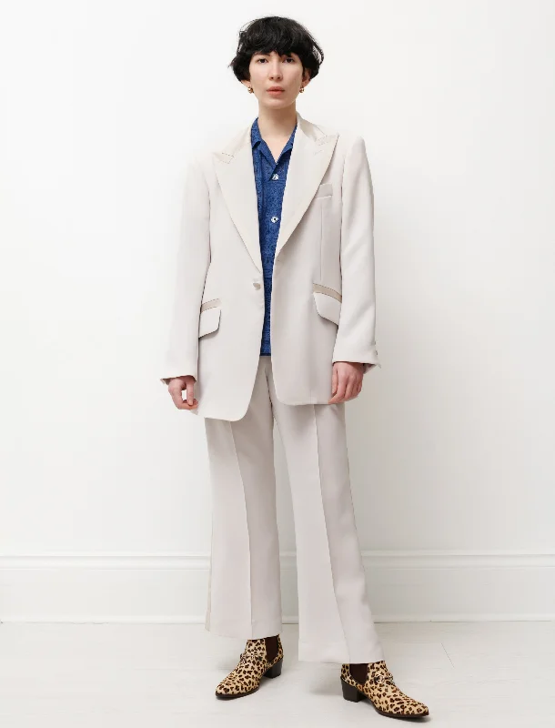 Soft Knitwear Opera Jacket Pale Beige