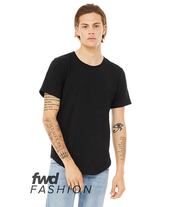 Casual Chic Looks 3003C - Bella + Canvas FWD Fashion Mens Curved Hem Short Sleeve T-Shirt