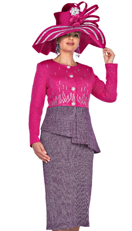 Cozy Apparel Elite Champagne Church Suit 5956