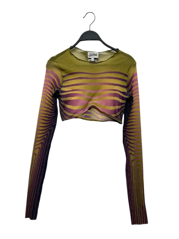 Soft Comfort Wear Jean Paul Gaultier/LS T-Shirt/L/Nylon/GRN/