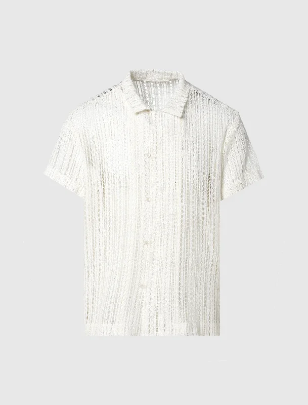 Soft Textures MEANDERING LACE SHIRT