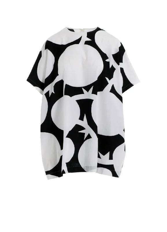 Relaxed Tops SPIKY POKA DOTS BIG BLOUSE