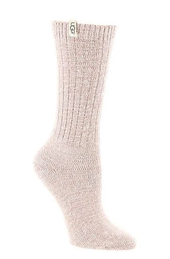 Soft Trends Women's Rib Knit Slouchy Crew Sock