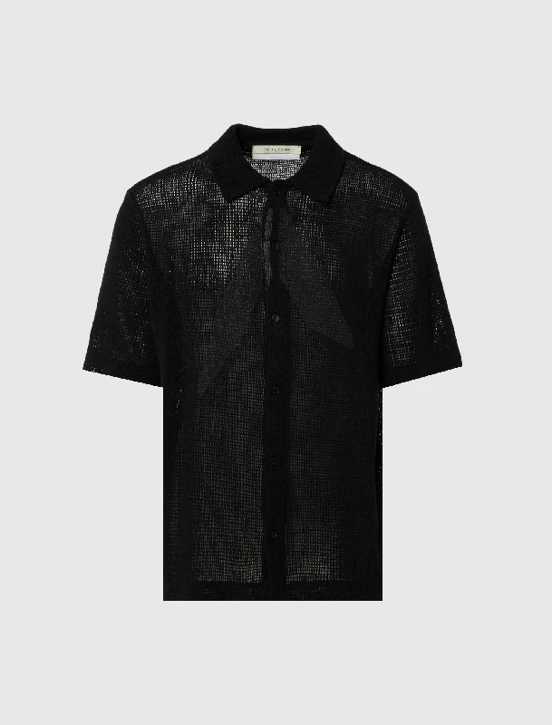 Cozy Street Style BUTTON-UP LOGO SHIRT