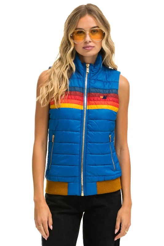 Trendy Dresses WOMEN'S 5 STRIPE VEST - SNORKEL BLUE