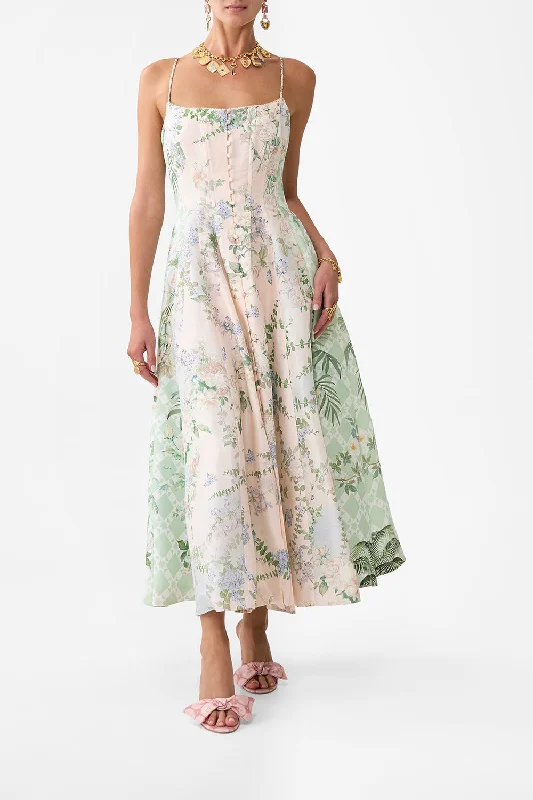 Relaxed Weekend Wear CORSET DRESS WITH LONG FLARED SKIRT PALACIO PLAYGROUND