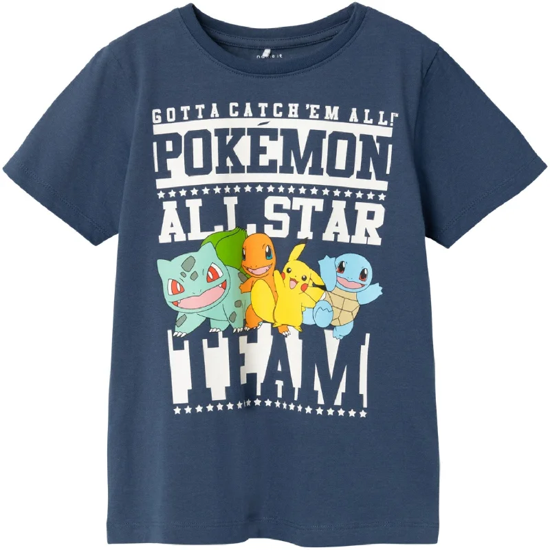 Effortless Outfits Name It Dark Denim Just Pokemon T-Shirt Noos