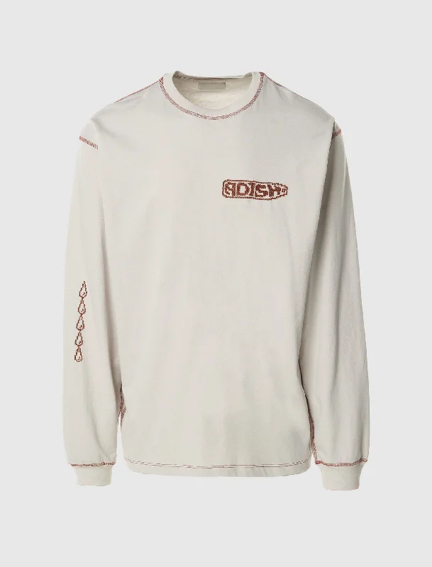 Soft Looks LOGO CONTRAST LONG SLEEVE TEE