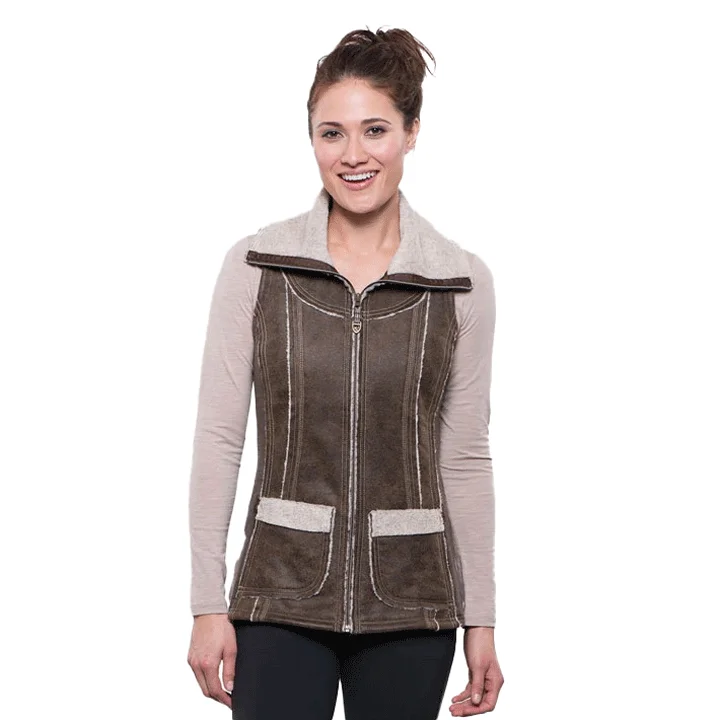 Soft Feel Kuhl Dani Sherpa Vest Womens