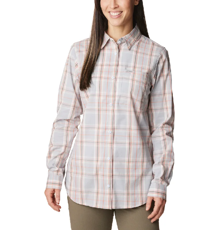 Comfy Chic Wear Women's Anytime Patterned Long-Sleeve Shirt