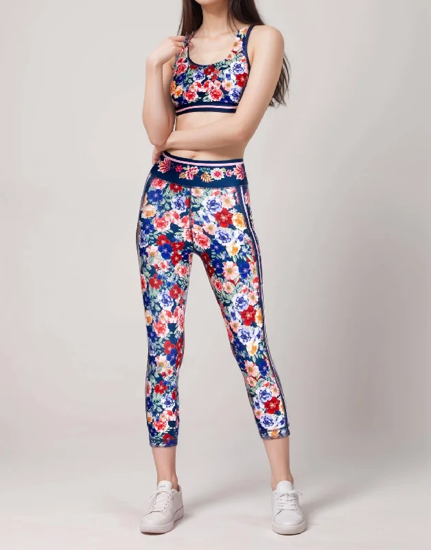 Relaxed Jackets Otti Bee Active Capri Legging In Multi