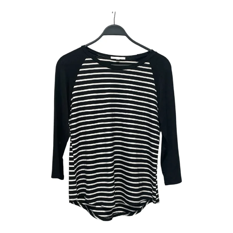 Fashion Comfort Helmut Lang/LS T-Shirt/M/Stripe/Cotton/WHT/