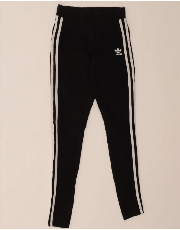 Timeless Style ADIDAS Womens Leggings UK 6 XS  Black Cotton