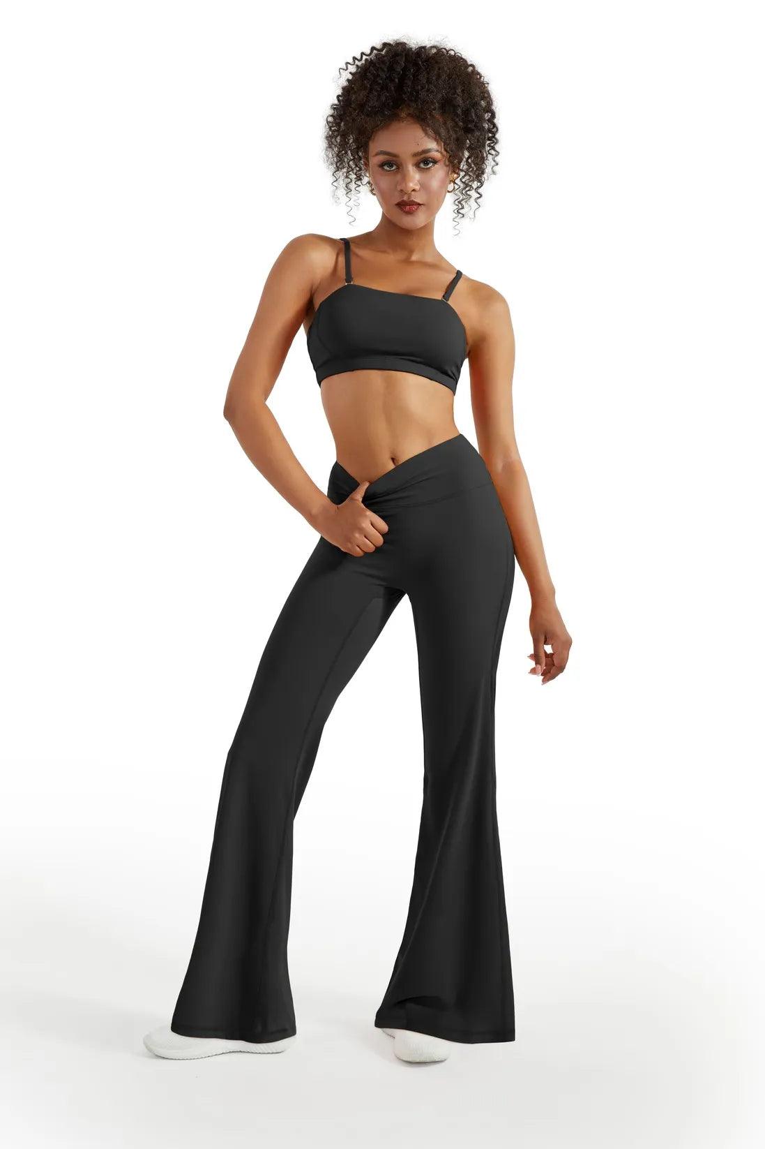 Relaxed Weekend Wear Flare Scrunch Leggings