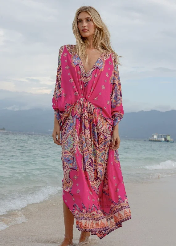 Weekend Comfort Maxi Print Kaftan Billie