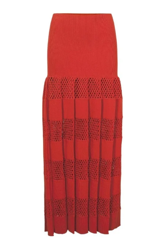 Stylish Jackets Textured Stripe Skirt