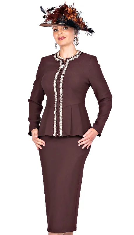 Versatile Style Elite Champagne Church Suit 5958