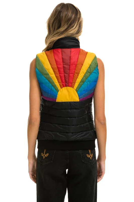 Weekend Comfort SUNBURST VEST - BLACK