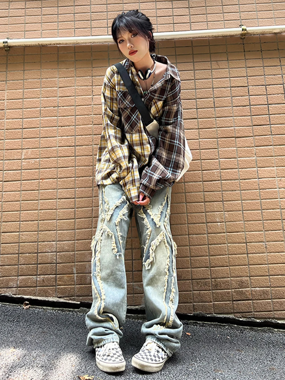 Effortless Outfits DressBetty - 2024 Distressed Street Vintage Casual Jeans