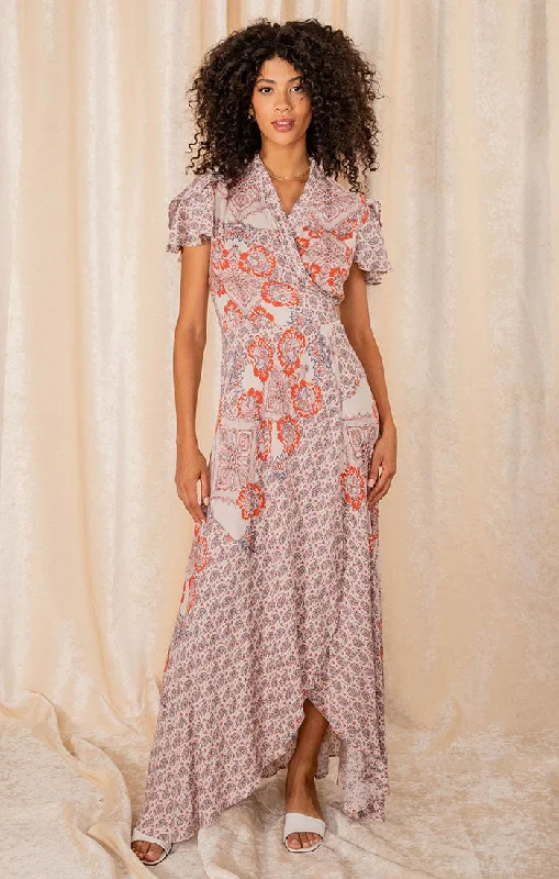 All-Day Outfits Afire Love Wrap Dress