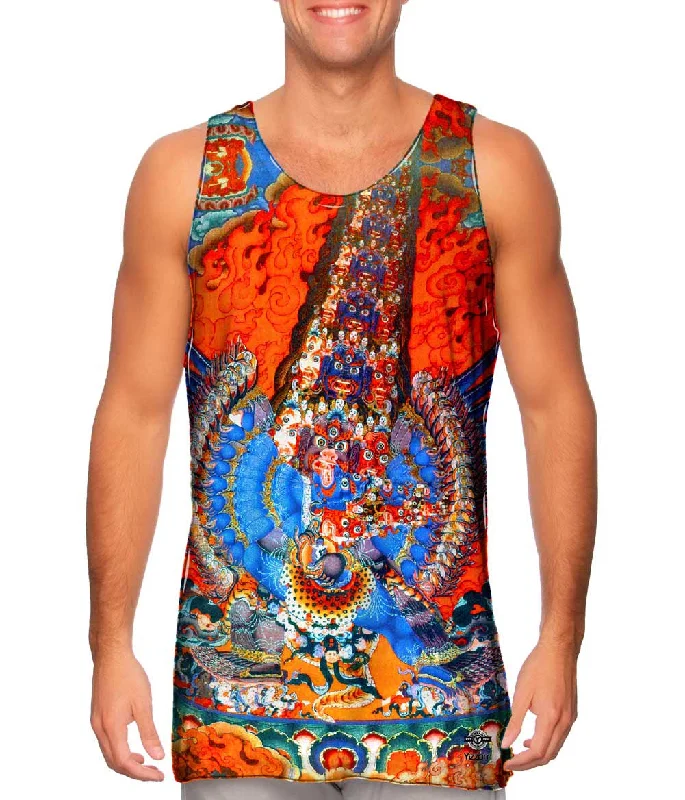 Comfortable Jeans "Tibetan Thangka Of The Blue Tara"