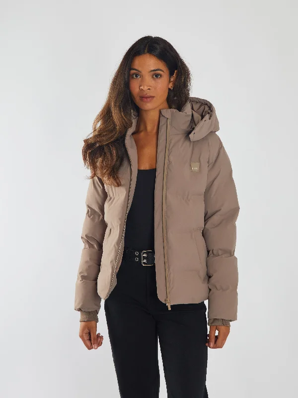 Versatile Comfort Wear Aline Jacket Mink