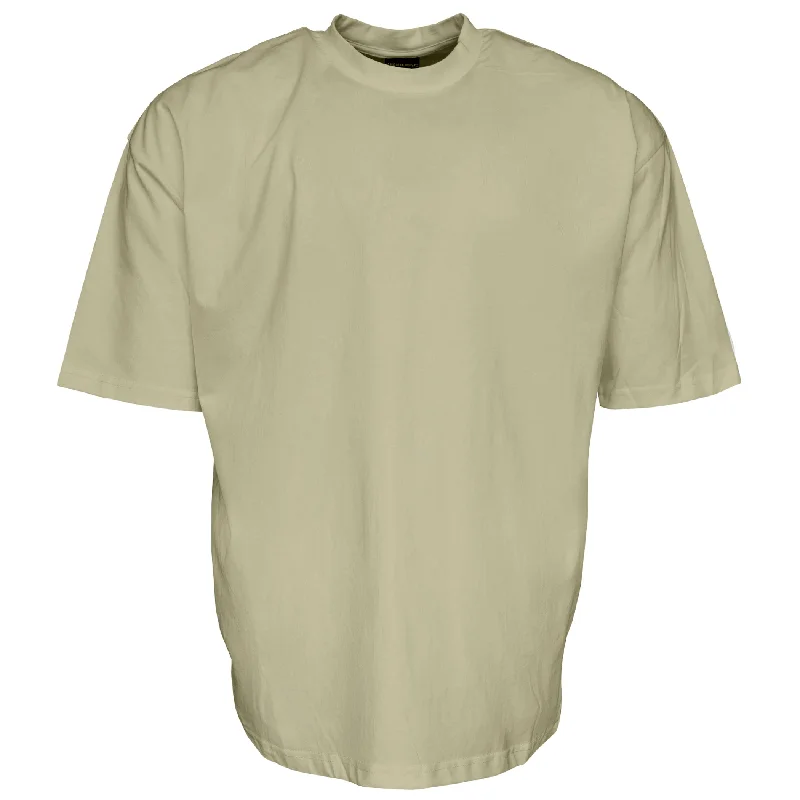 All-Day Style Olive Oversized Short Sleeve T