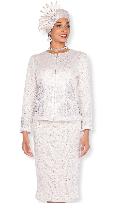 Relaxed Fashion Elite Champagne Church Suit 5977