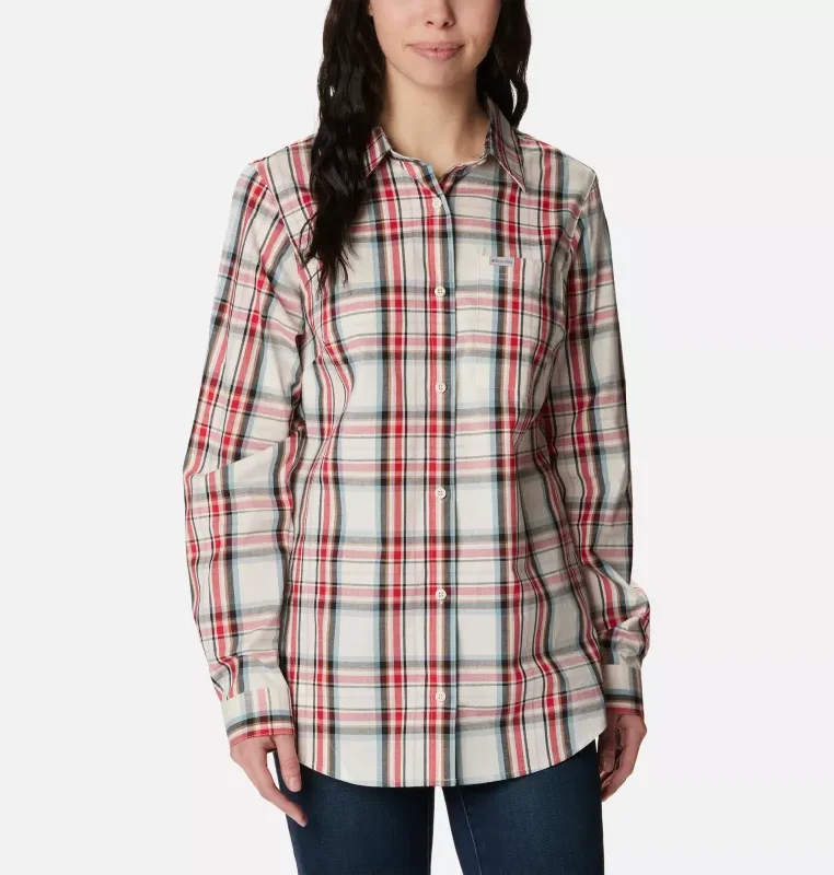 Sporty Wear Women's Anytime Patterned Long Sleeve Shirt