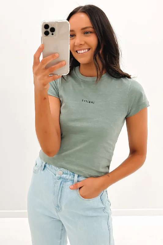 Stylish Casuals Minimal Thrills Mini Tee Seaglass Green
