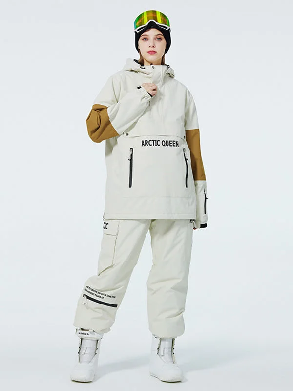 Casual Comfort Women's SnowCrest FrostTrek Half-zip Anorak Snowsuits