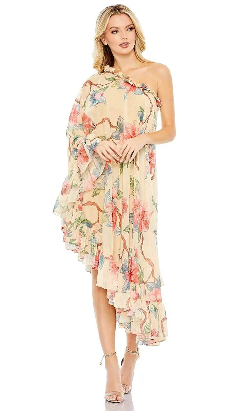 Casual Fit Wear Ieena Duggal 55830 - One Shoulder High Low Dress
