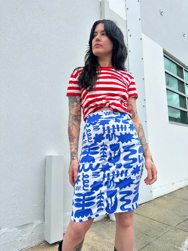 Urban Chic Wiggle Skirt Dutch Garden