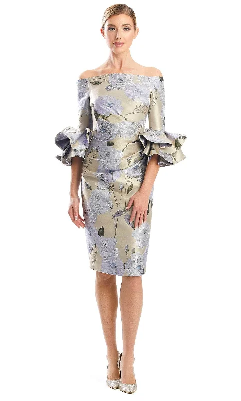 Timeless Style Alexander by Daymor 1768S23 - Off-Shoulder Floral Formal Dress