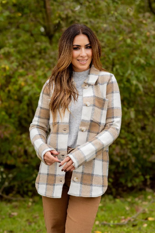 Relaxed Looks Southern Roots Plaid Shacket