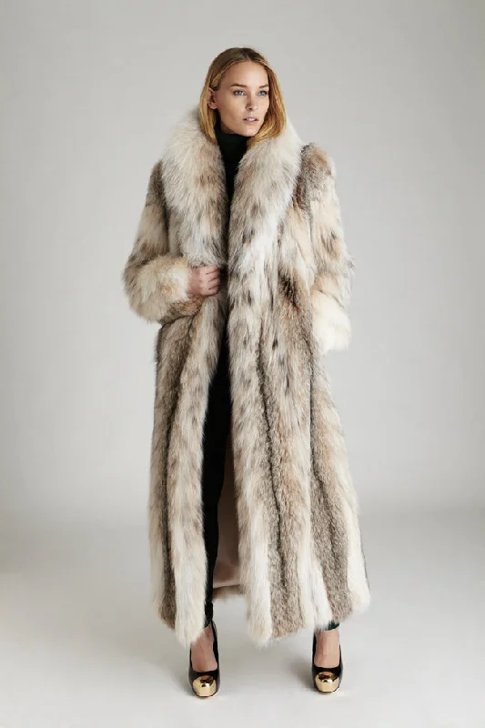 Breezy Outfits Helene Canadian Lynx Fur Coat