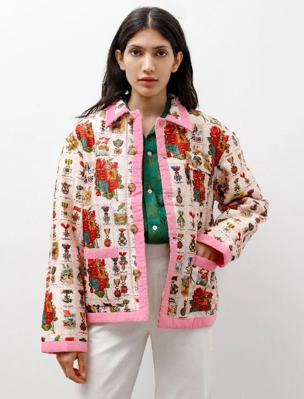 Cozy Lifestyle Tobacco Signet Quilt Jacket