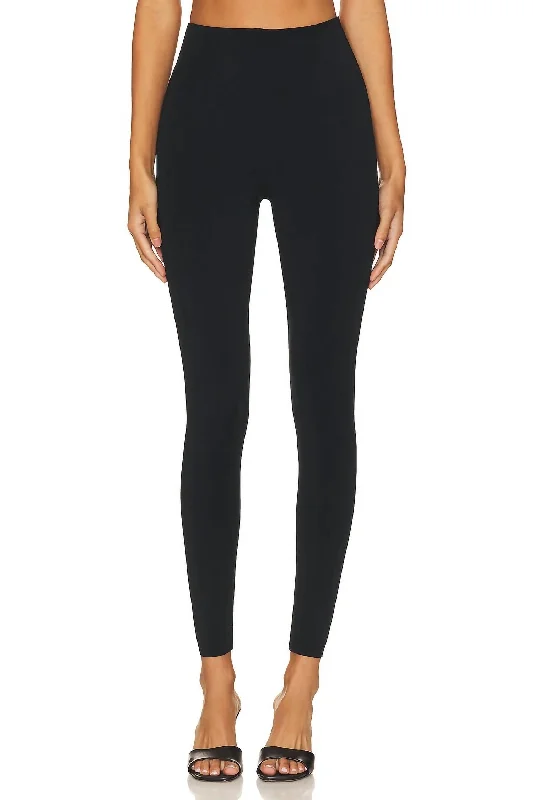 Trendy Layers Butter Luxe Legging In Black