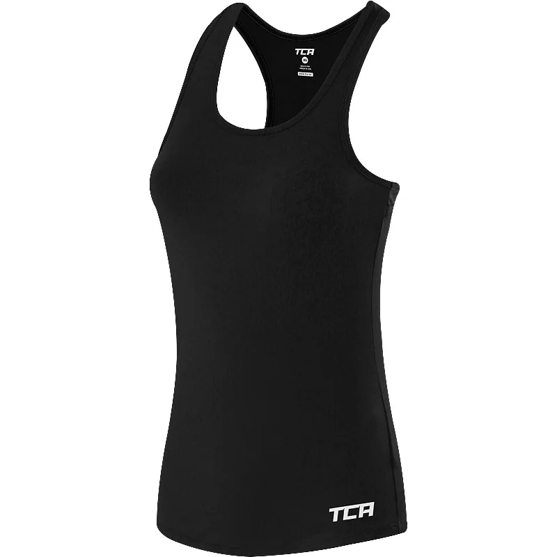 Everyday Outfits TCA Tech Racerback Womens Running Vest Tank Top - Black