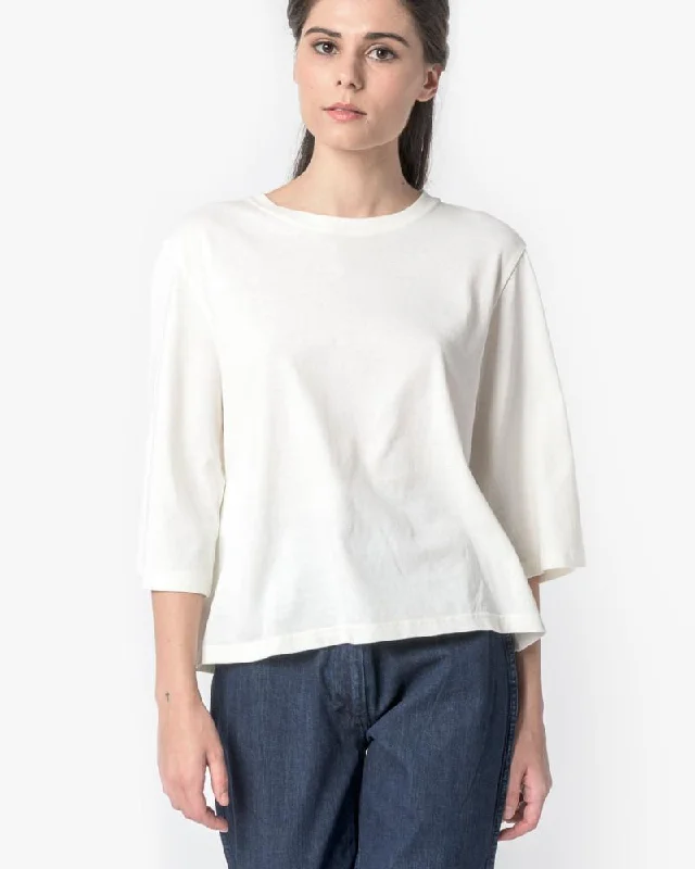 Comfy Dress Wide Sleeve Top in Natural