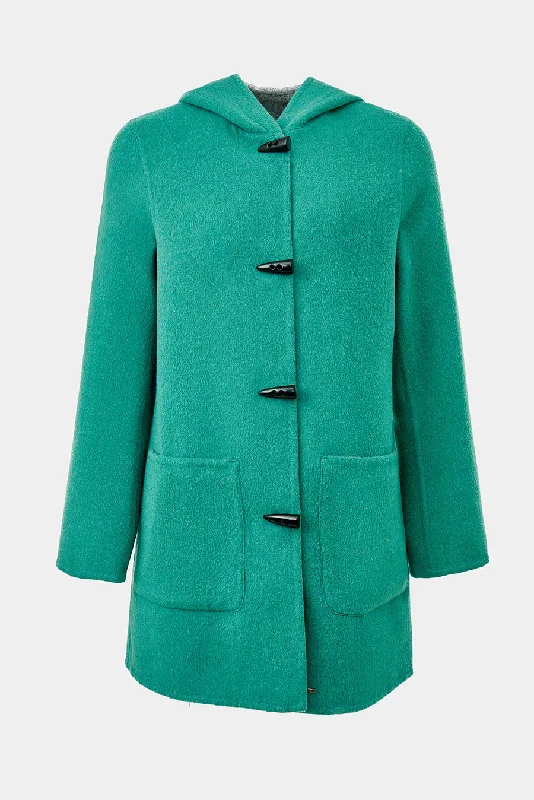 Trendy Layers Anastasia Coat Wool & Baby Alpaca Color Beryl & Nuage