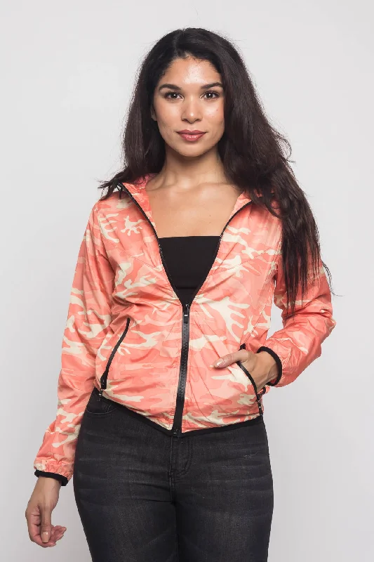 Casual Ease Camo Windbreaker Jacket