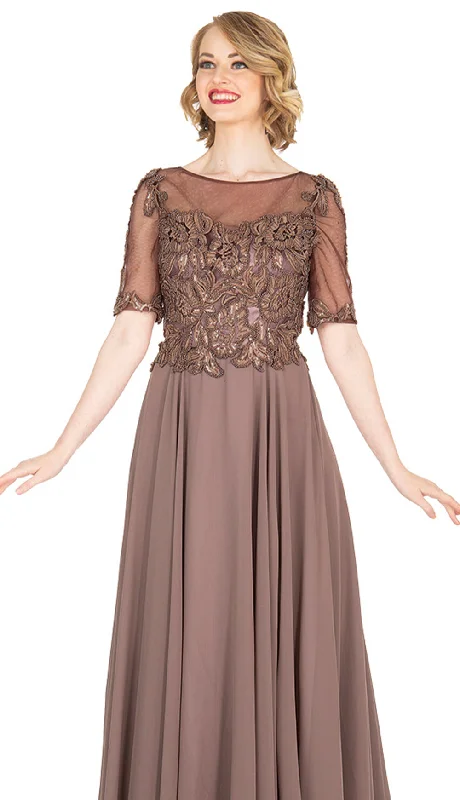 Casual Chic Looks Champagne Italy Dress 5413-Light Brown